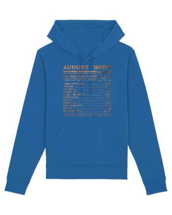 August Born Fun Facts Royal Blue