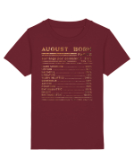 August Born Fun Facts Tricou mânecă scurtă  Copii Mini Creator