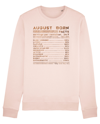 August Born Fun Facts Candy Pink