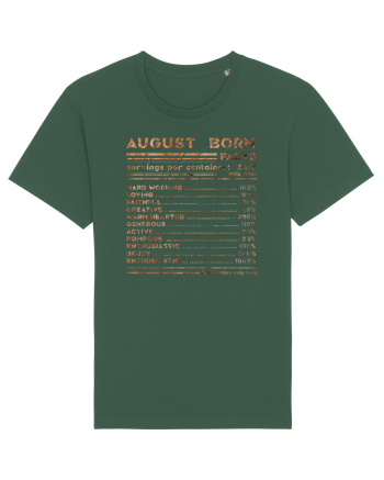 August Born Fun Facts Bottle Green