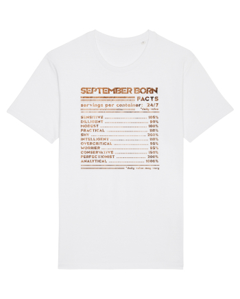 September Born Fun Facts White