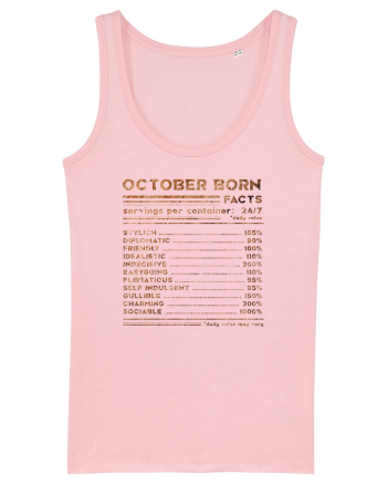 October Born Fun Facts Cotton Pink