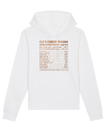 October Born Fun Facts White