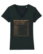 November Born Fun Facts Tricou mânecă scurtă guler V Damă Evoker