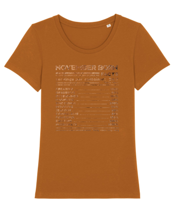 November Born Fun Facts Roasted Orange