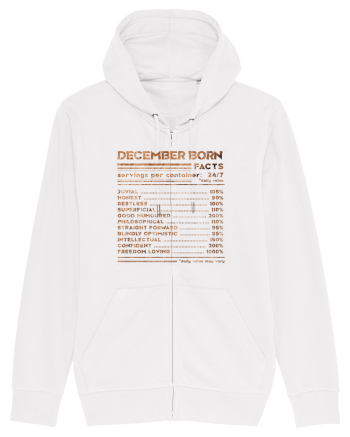 December Born Fun Facts White