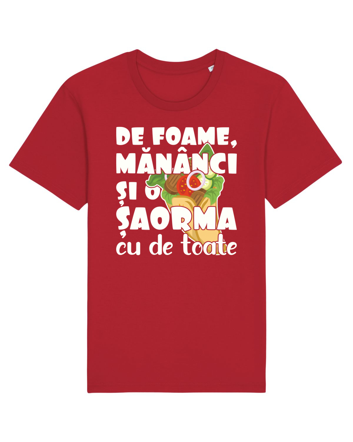 Tricou mânecă scurtă Unisex Rocker Red