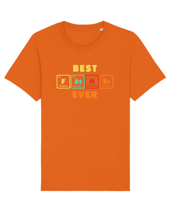 Best Father Ever Bright Orange