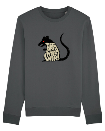 Rats will win! Bluză mânecă lungă Unisex Rise