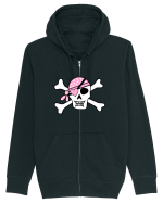 Pink Lover Skull Hanorac cu fermoar Unisex Connector
