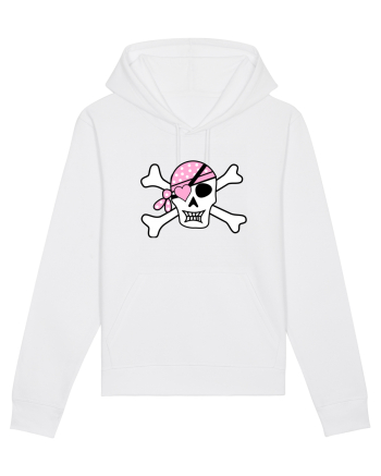 Pink Lover Skull White