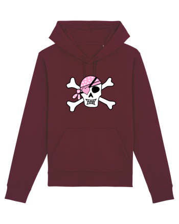 Pink Lover Skull Burgundy