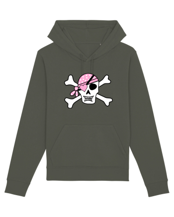 Pink Lover Skull Khaki
