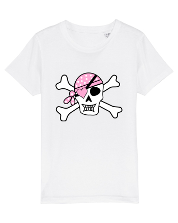 Pink Lover Skull White