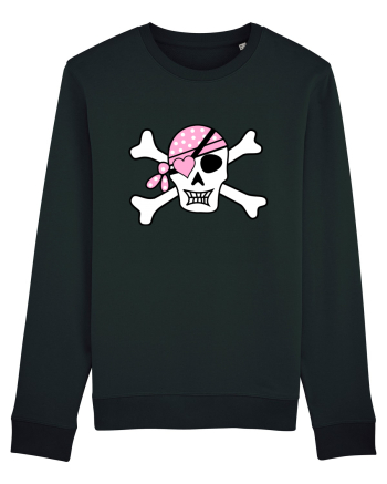 Pink Lover Skull Black