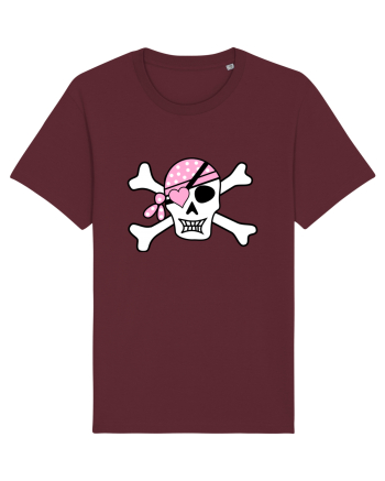 Pink Lover Skull Burgundy