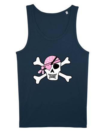 Pink Lover Skull Navy