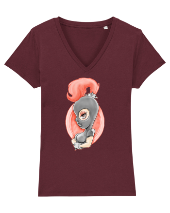 B D S M Chick Burgundy