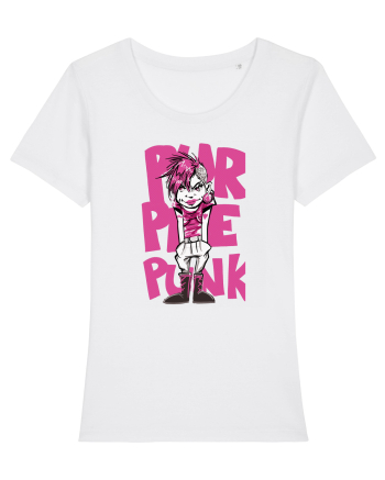 Purple Punk White