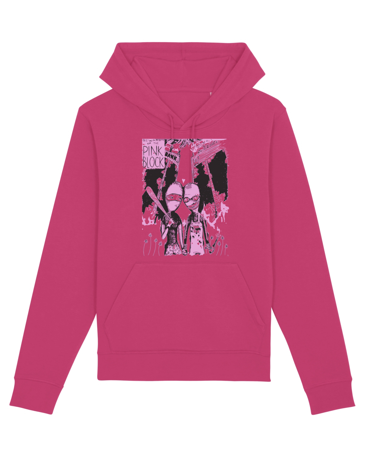 Hanorac Unisex Drummer Raspberry