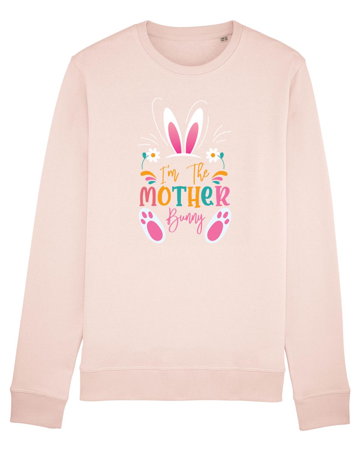 Bluză mânecă lungă Unisex Rise Candy Pink