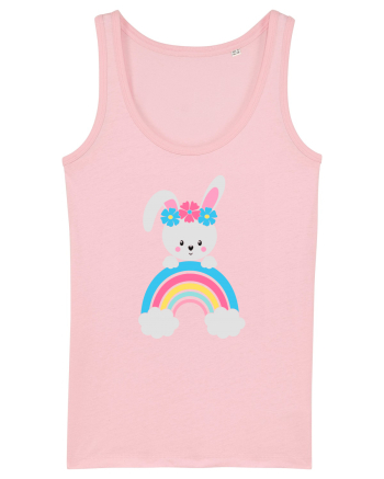 Bunny Rainbow Cotton Pink