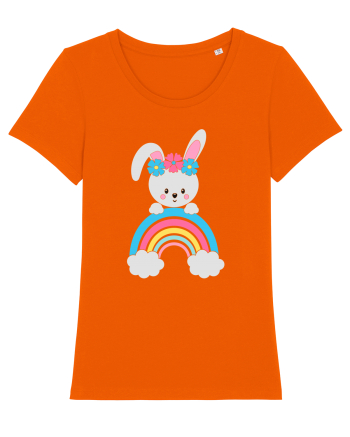 Bunny Rainbow Bright Orange