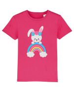 Bunny Rainbow Tricou mânecă scurtă  Copii Mini Creator