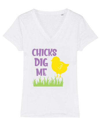 Chicks dig me White