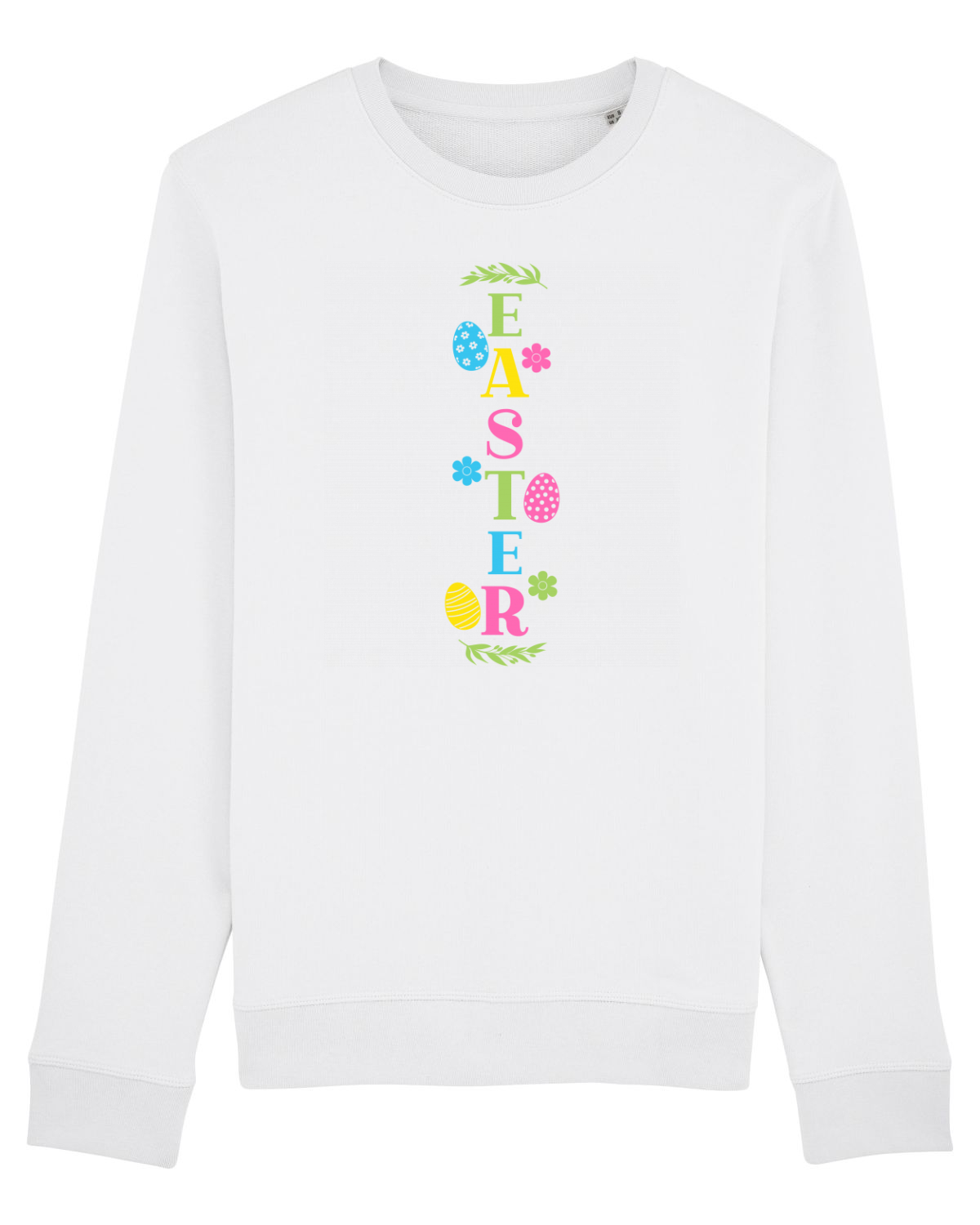 Bluză mânecă lungă Unisex Rise White