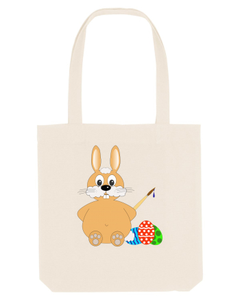 Easter bunny painting eggs Natural