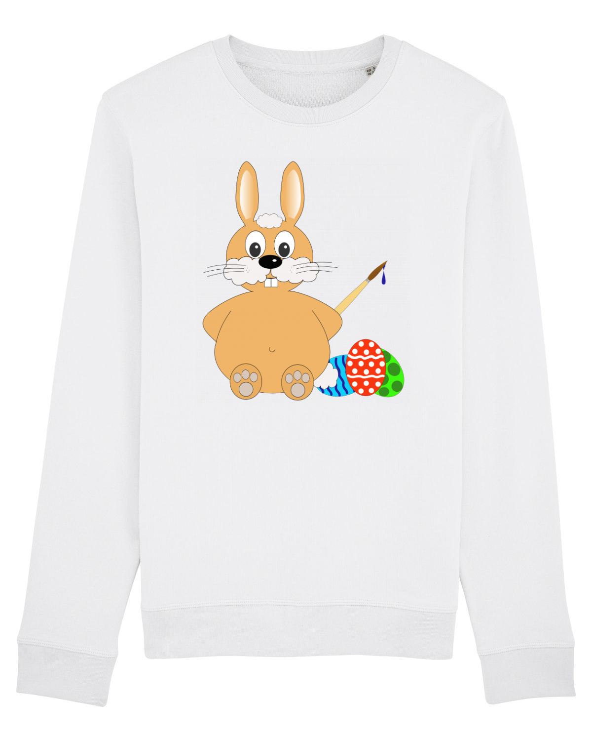 Bluză mânecă lungă Unisex Rise White