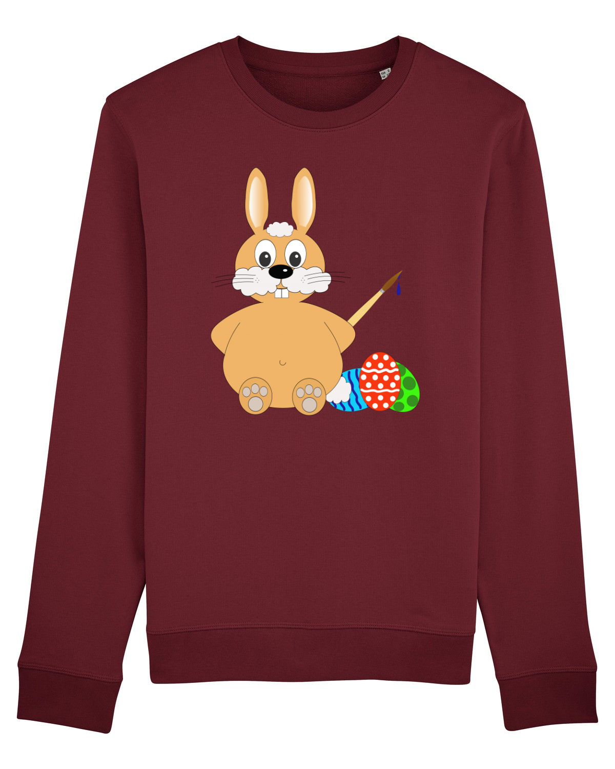 Bluză mânecă lungă Unisex Rise Burgundy