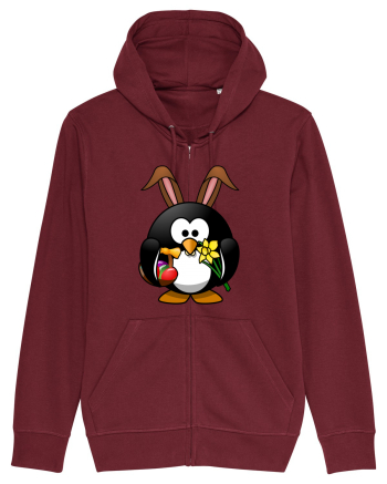 Easter Penguin Burgundy