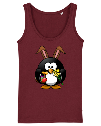 Easter Penguin Burgundy