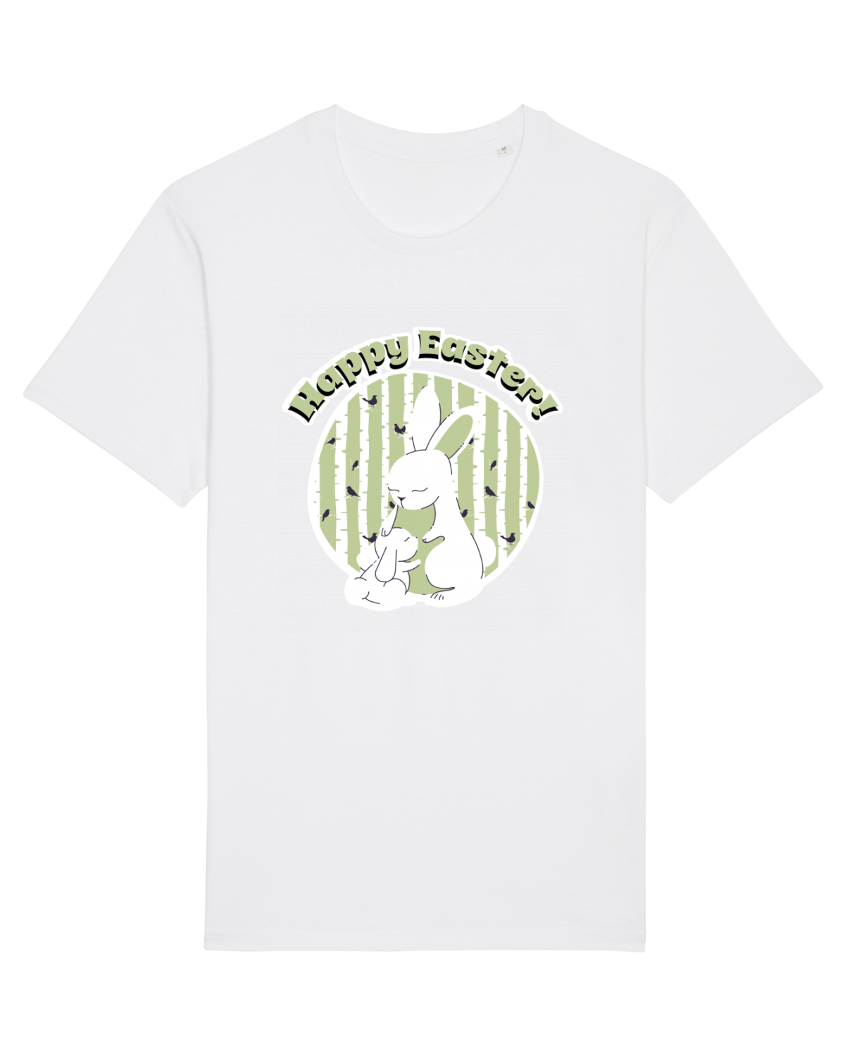 Tricou mânecă scurtă Unisex Rocker White