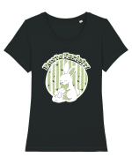 Happy Easter / Paste Fericit Tricou mânecă scurtă guler larg fitted Damă Expresser