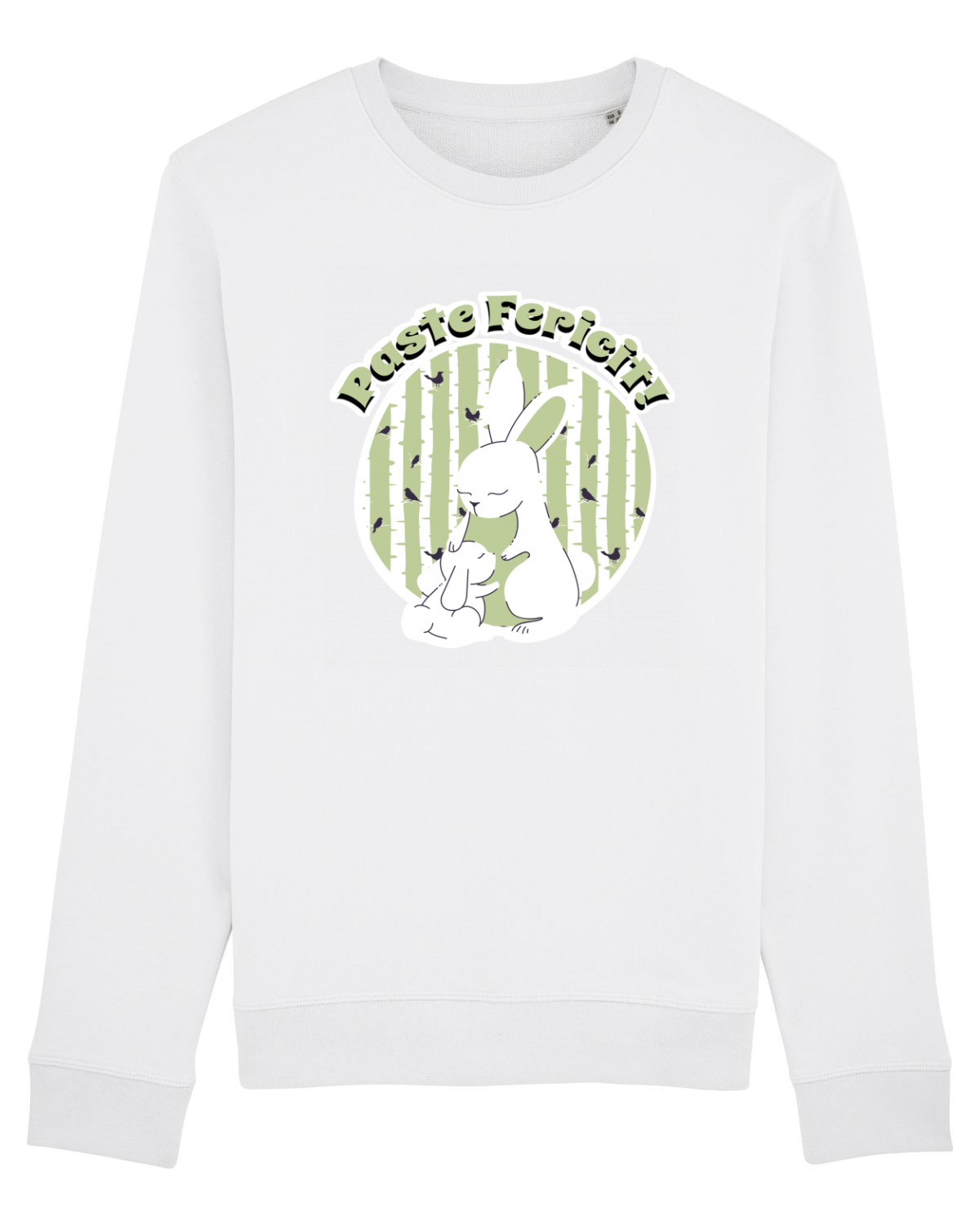 Bluză mânecă lungă Unisex Rise White
