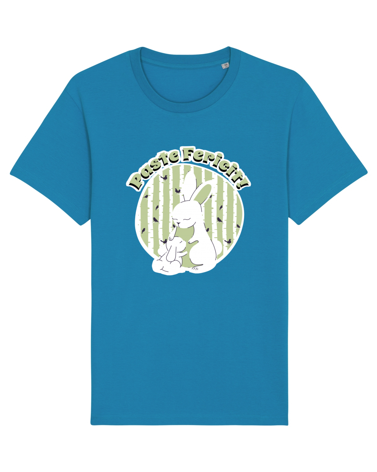 Tricou mânecă scurtă Unisex Rocker Azur
