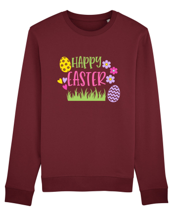 Happy Easter / Paste Fericit Burgundy