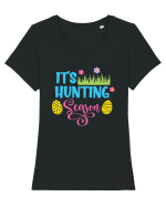 It's hunting season Tricou mânecă scurtă guler larg fitted Damă Expresser