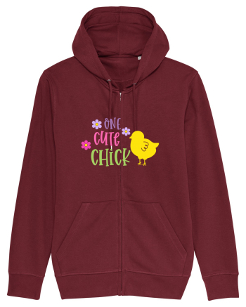 One Cute Chick Burgundy