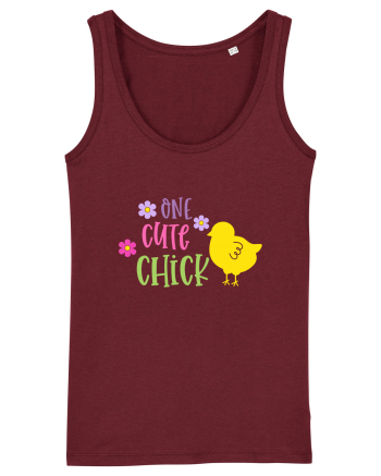 One Cute Chick Burgundy