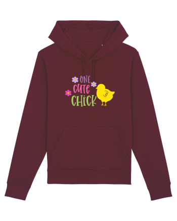One Cute Chick Burgundy