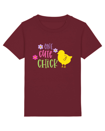 One Cute Chick Burgundy