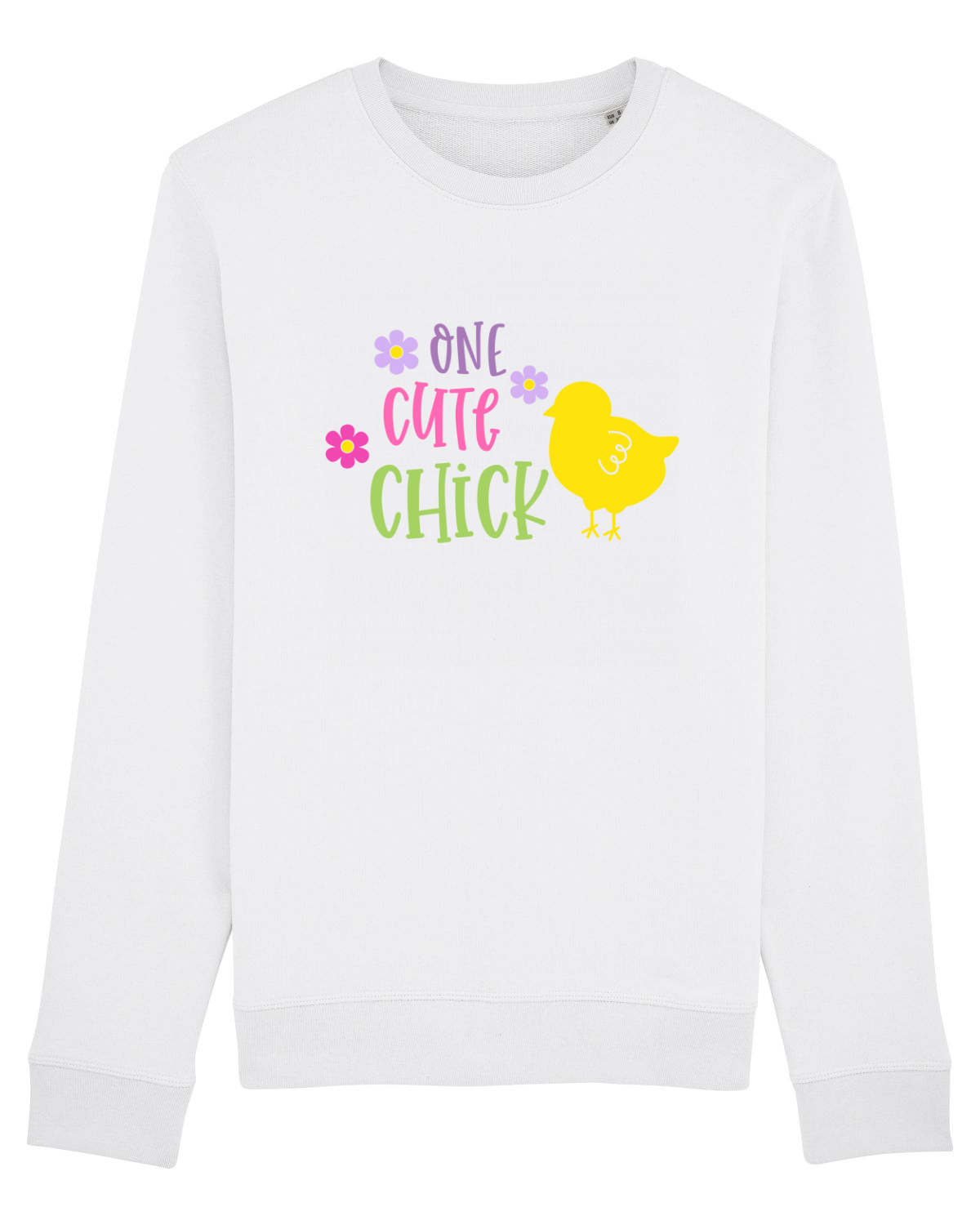 Bluză mânecă lungă Unisex Rise White