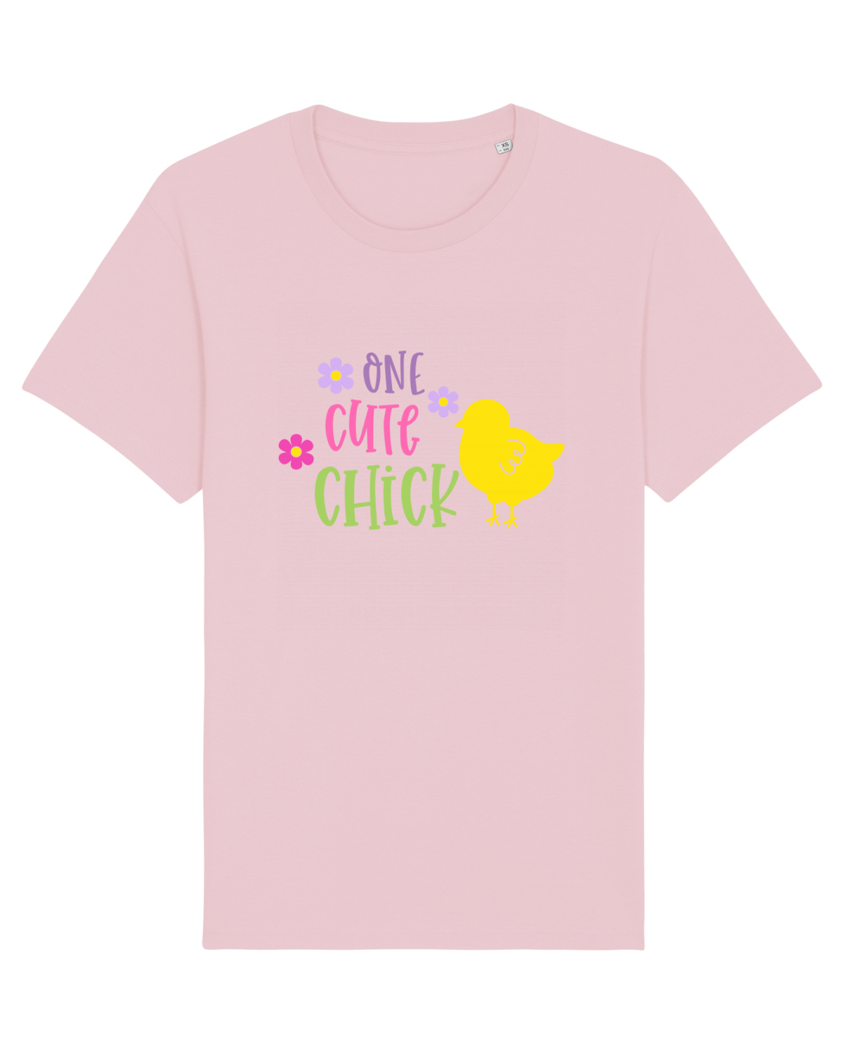 Tricou mânecă scurtă Unisex Rocker Cotton Pink