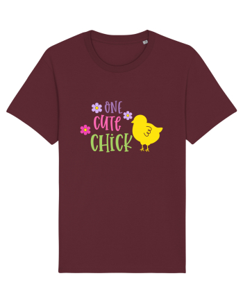 One Cute Chick Burgundy