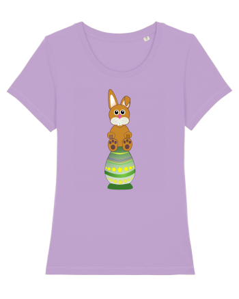 Rabbit on easter egg Lavender Dawn