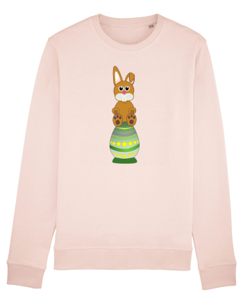 Rabbit on easter egg Candy Pink